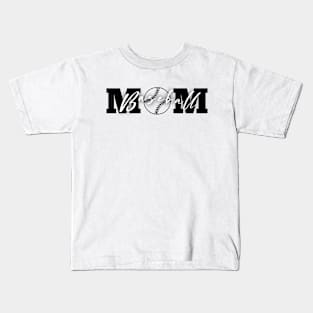 Baseball Mom Kids T-Shirt